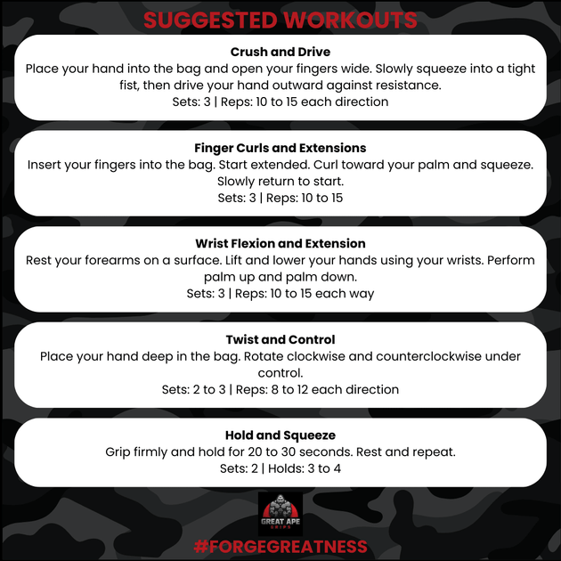 Best Grip Strength Workouts for Athletes Using Great Ape Grips Original ...