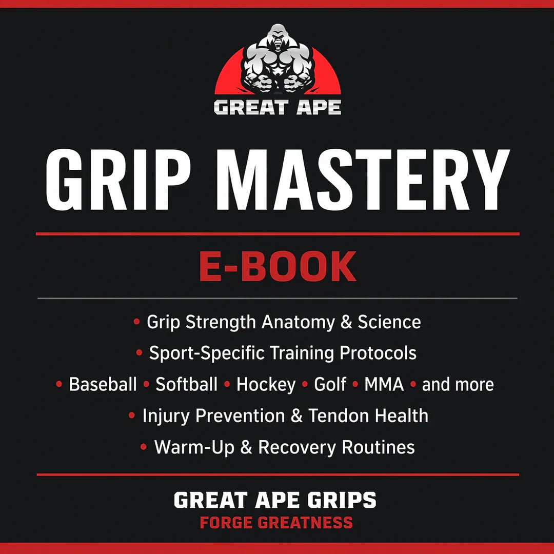 Grip Mastery E-Book: The Complete Grip Strength Training System for Athletes - Great Ape Grips