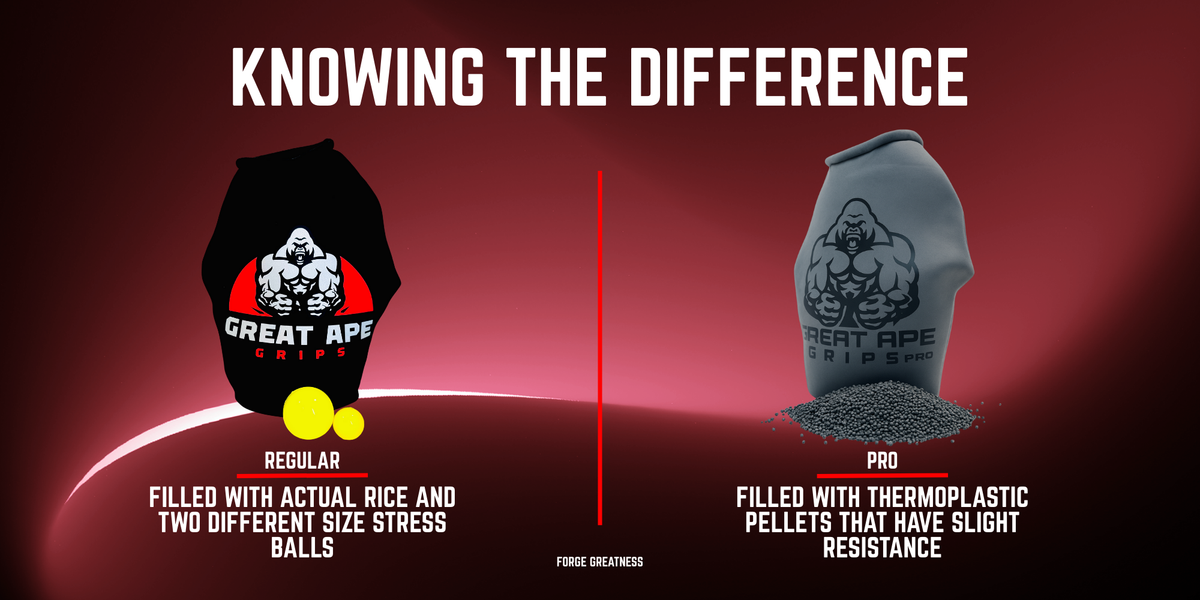 Great Ape Grips - Best Grip Strength Training Bags - Rice Bucket ...