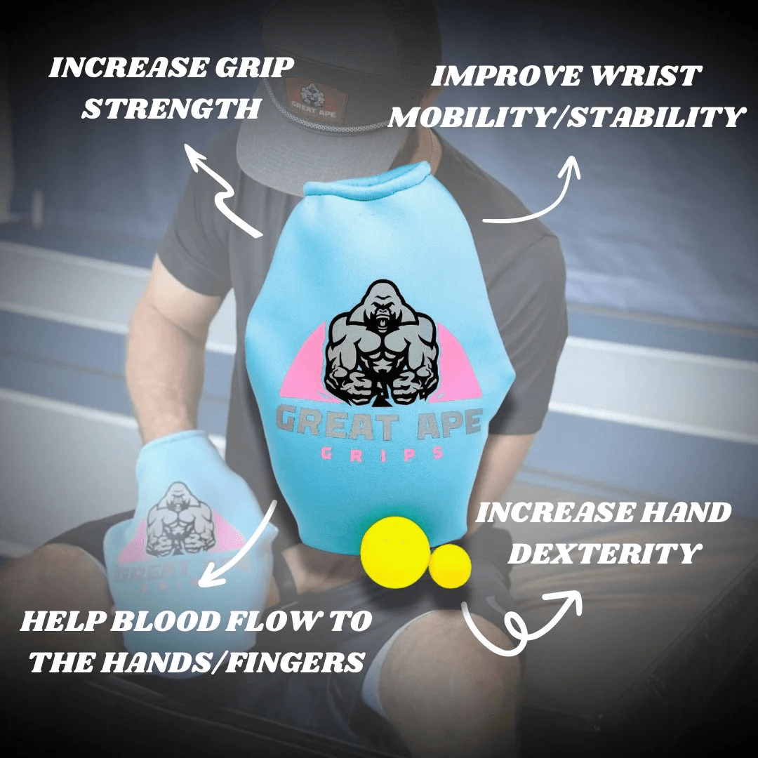 GREAT APE GRIPS - BABY BLUE - Great Ape Grips