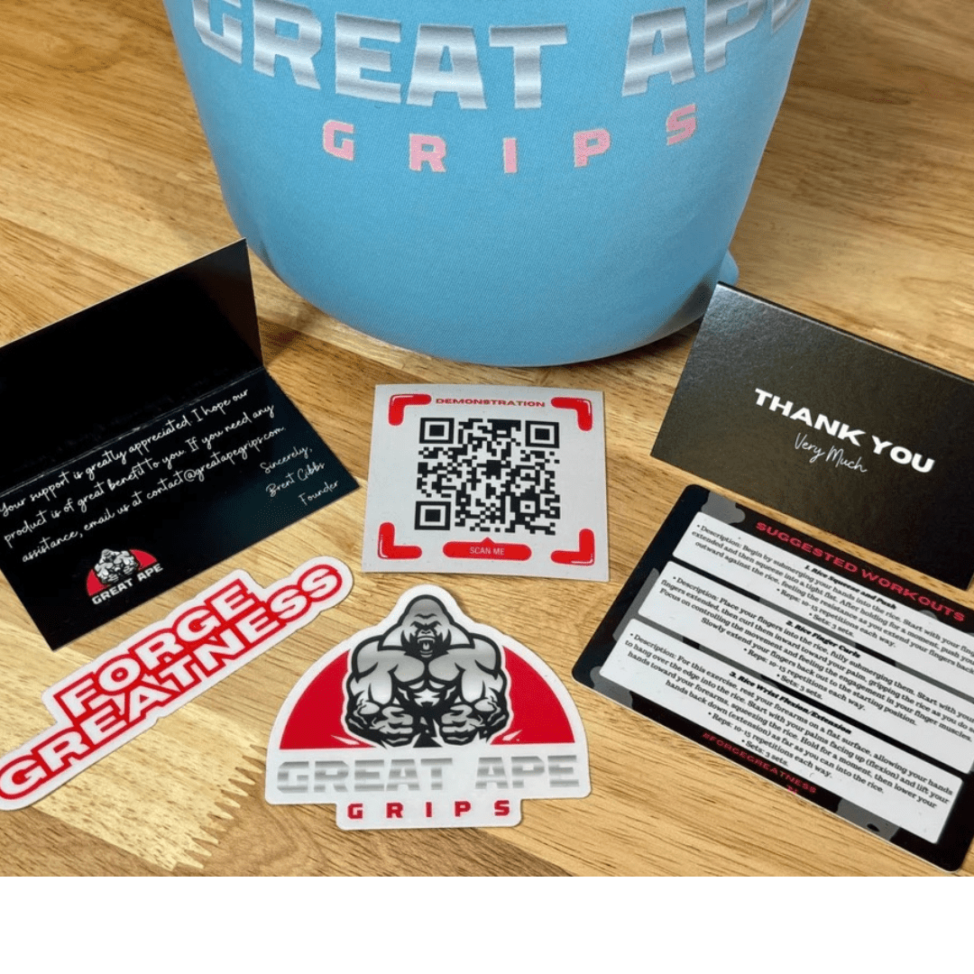 GREAT APE GRIPS - BABY BLUE - Great Ape Grips