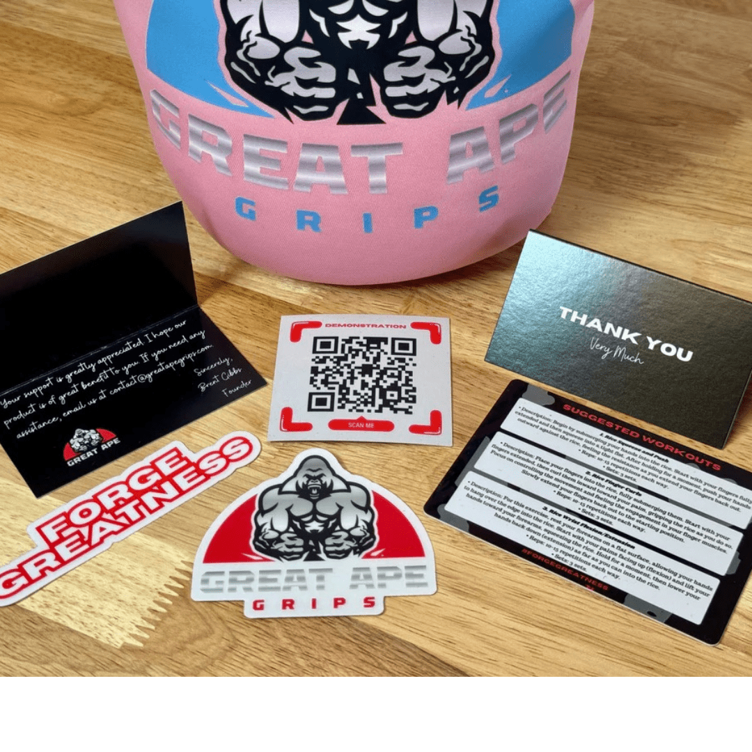 GREAT APE GRIPS - PINK - Great Ape Grips