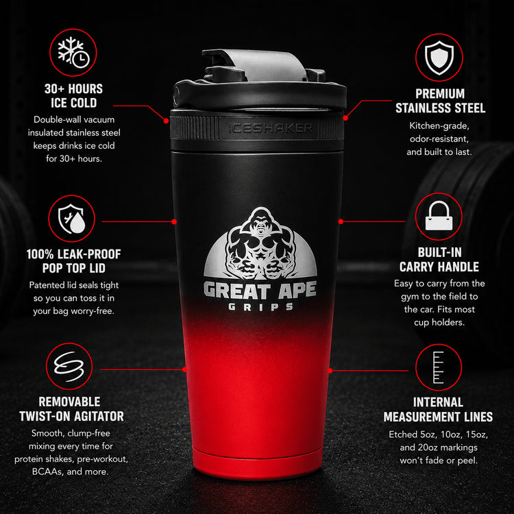 Great Ape Grips brand logo - portable grip strength trainer for athletes Made in USA
