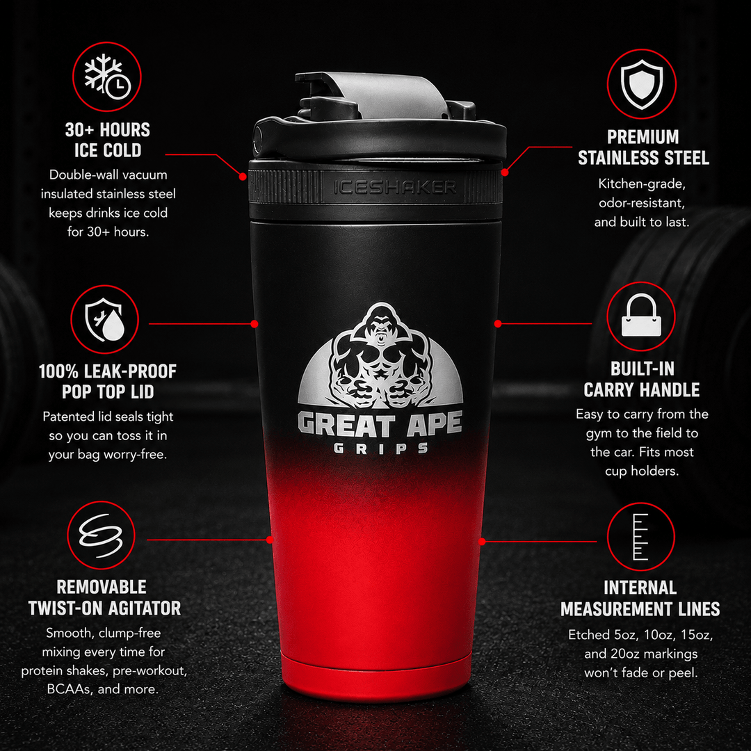 Great Ape Grips brand logo - portable grip strength trainer for athletes Made in USA